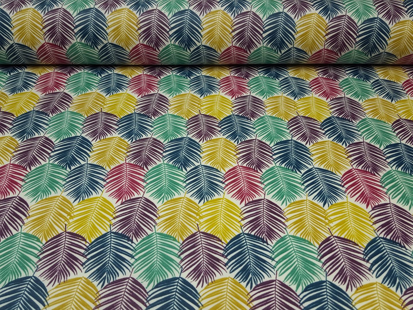 Areca offwhite/petrol/pink/türkis