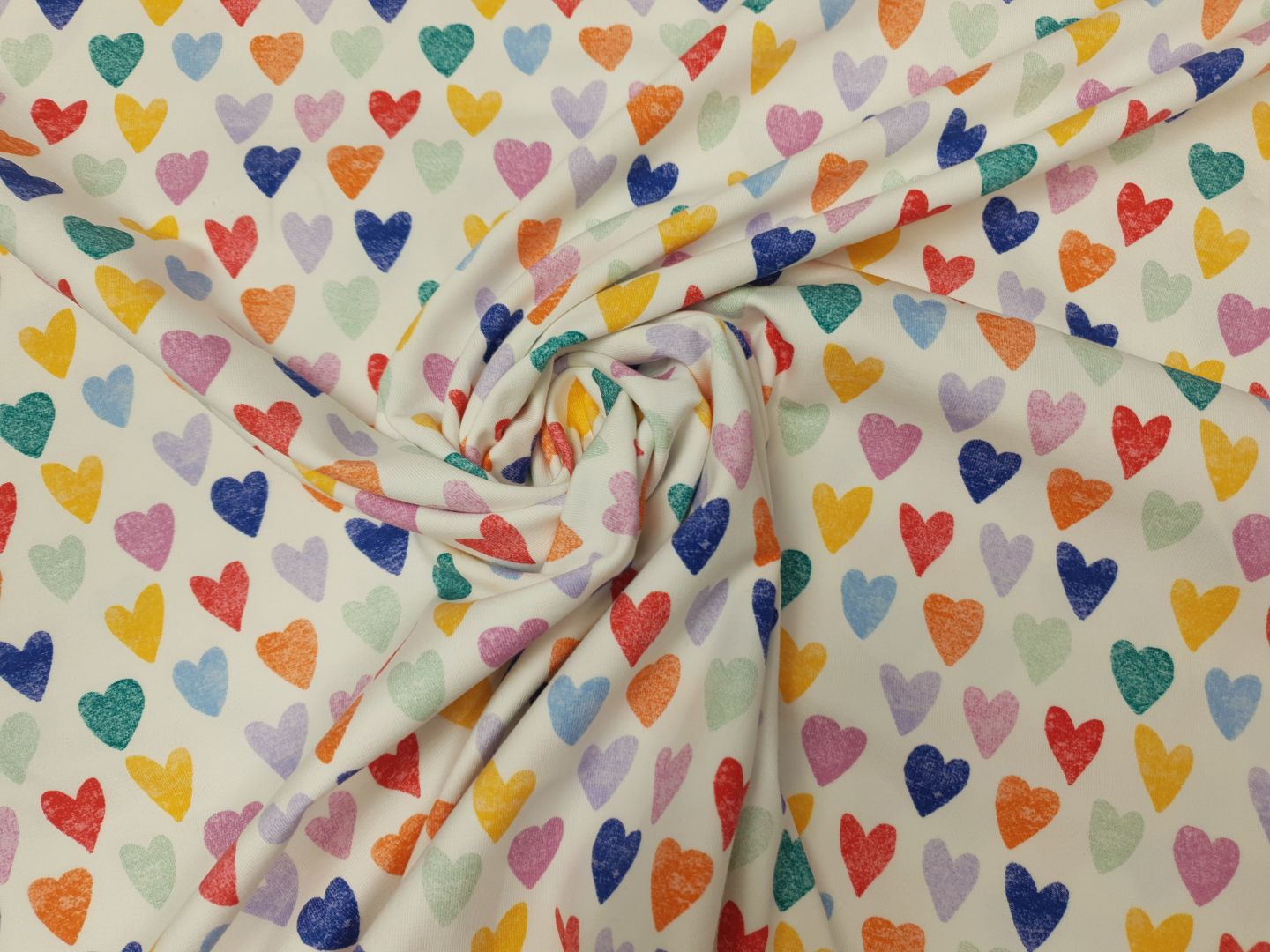 Einzelstück Arty Heart creme/bunt
