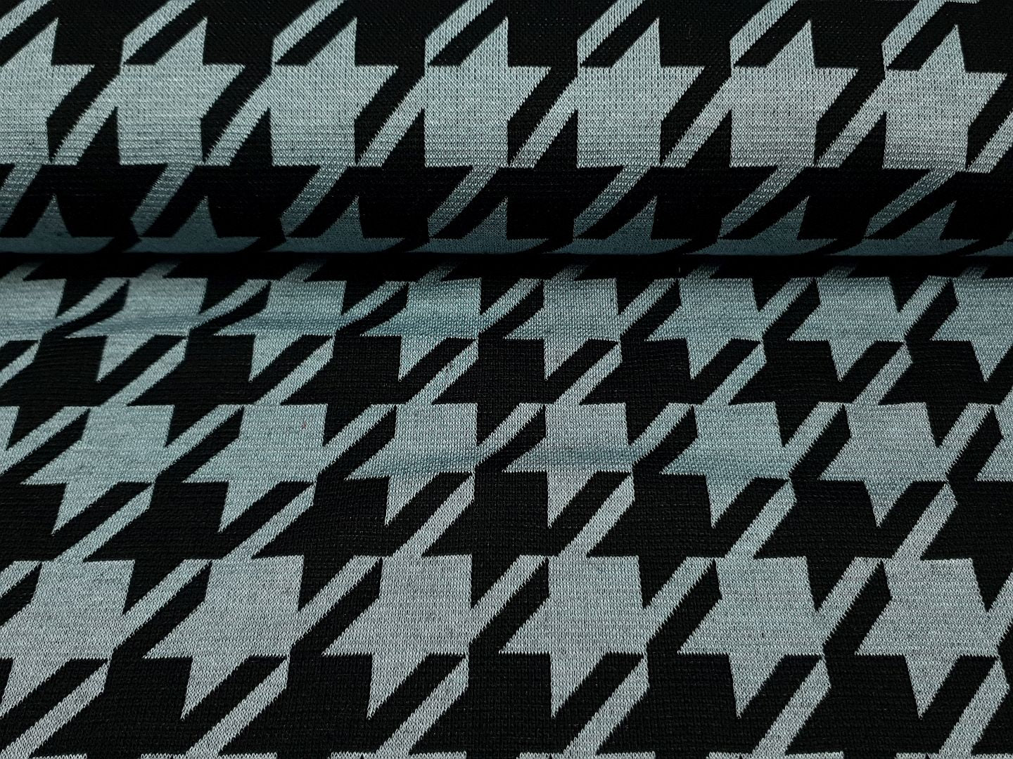 Asti hellblau melange/schwarz