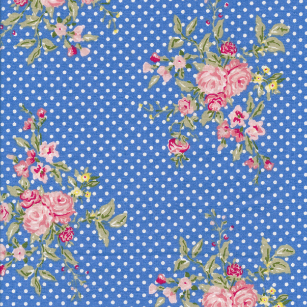 Au Maison Wachstuch Flora French Blue