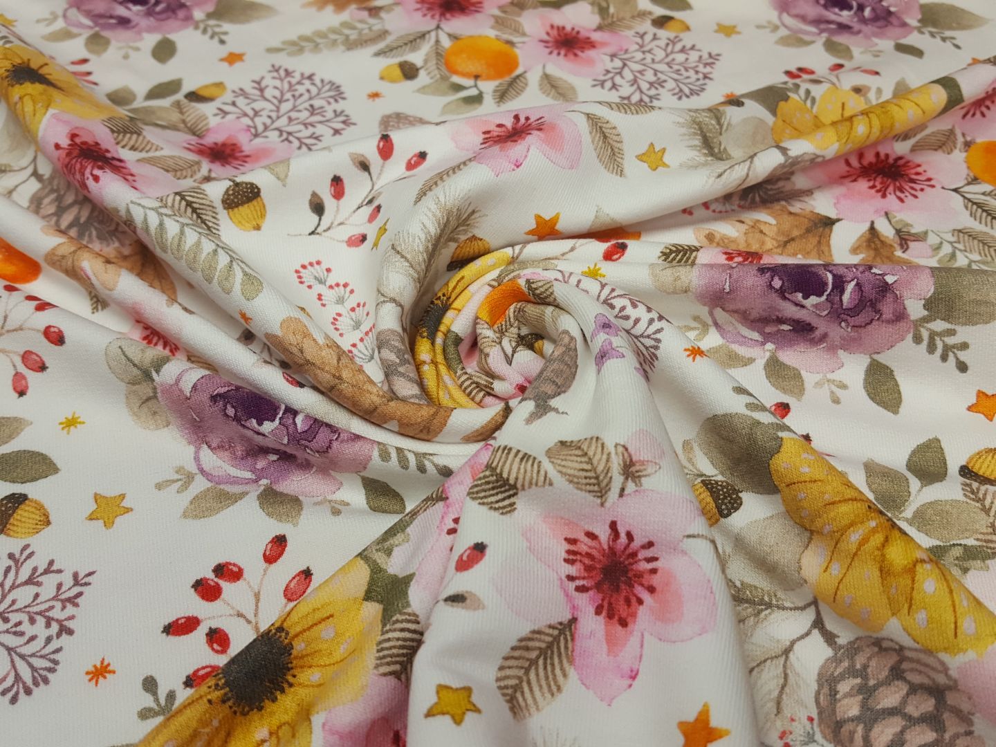 Autumn Boquet offwhite/bunt