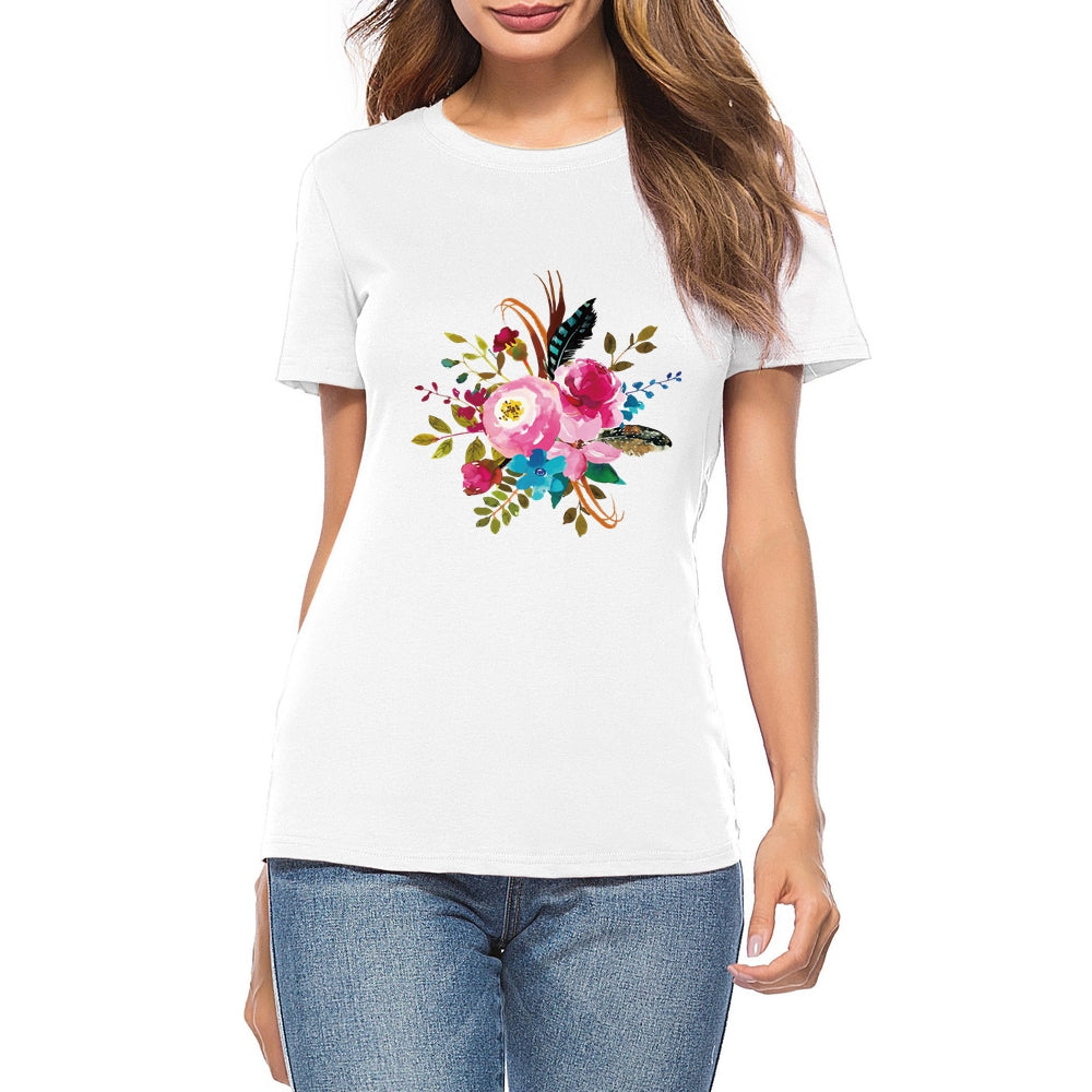 Bügelbild Blumen gross