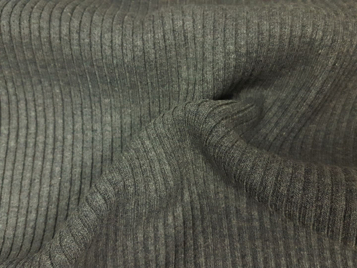 Bündchen heavy ripp anthrazit melange