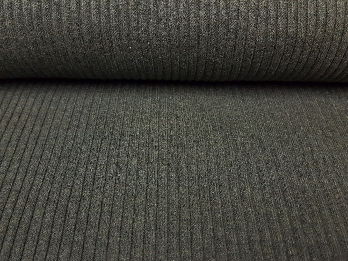 Bündchen heavy ripp anthrazit melange