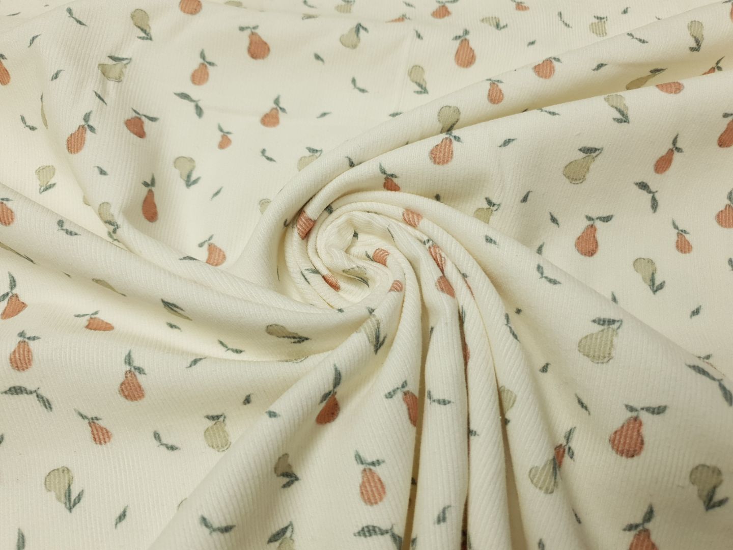 Babycord Pera Piccola offwhite/zimt/grau