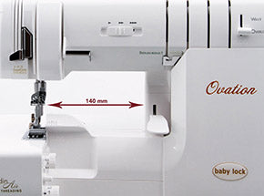 Babylock Ovation breiterer Durchlass