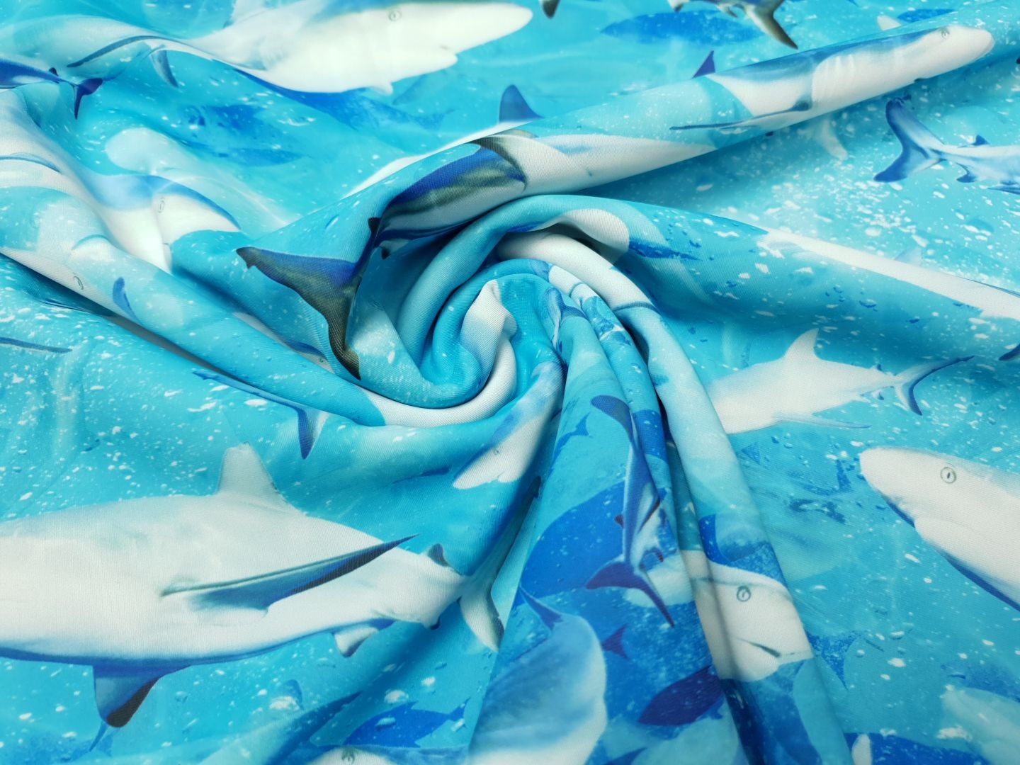 Bade und Sportlycra Sharks türkis/offwhite