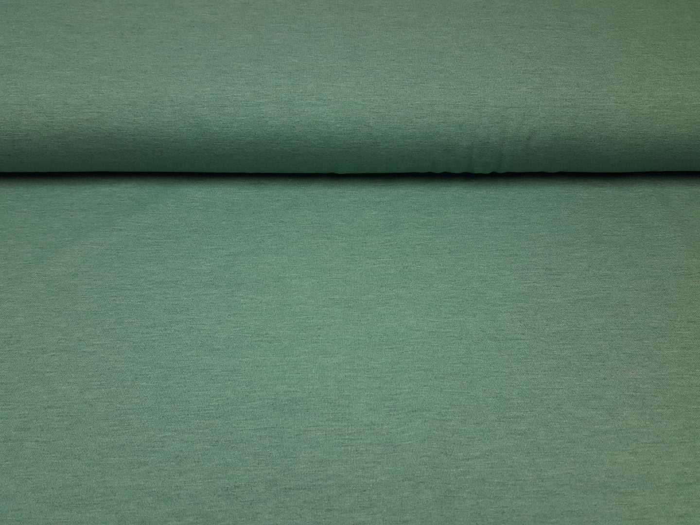 Baumwolljersey mint meliert