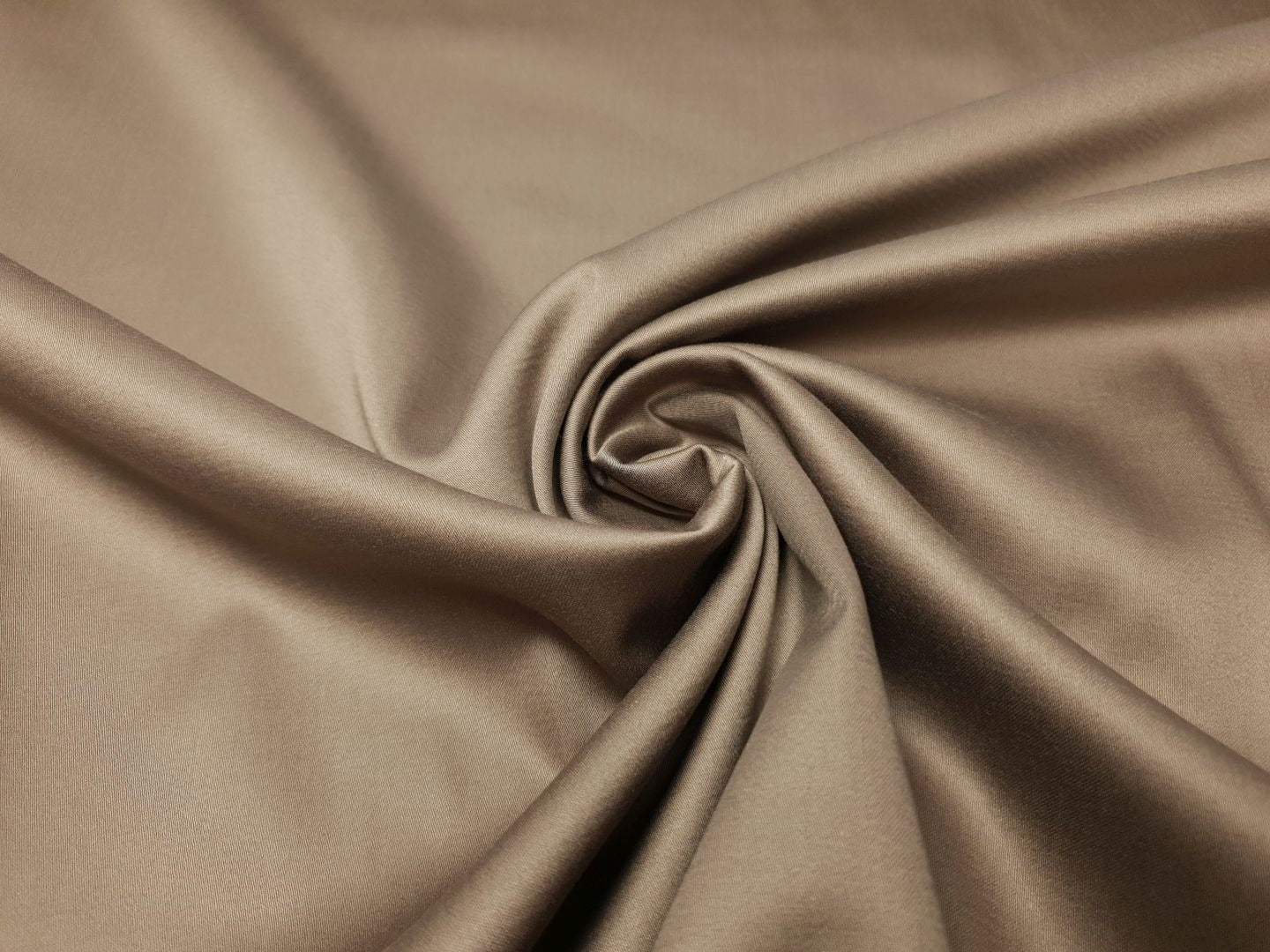 Baumwollsatin taupe