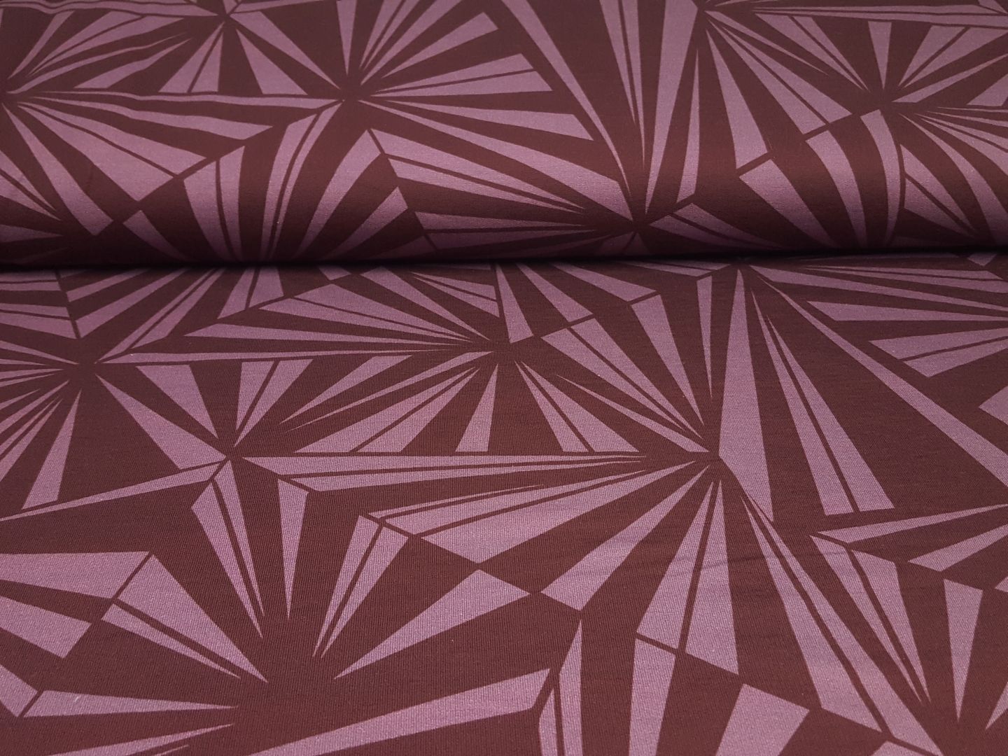 Big Pattern bordeaux/mauve