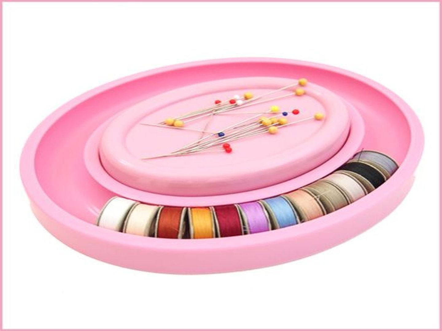 Bobbin Ring pink für 30 Unterfadenspulen