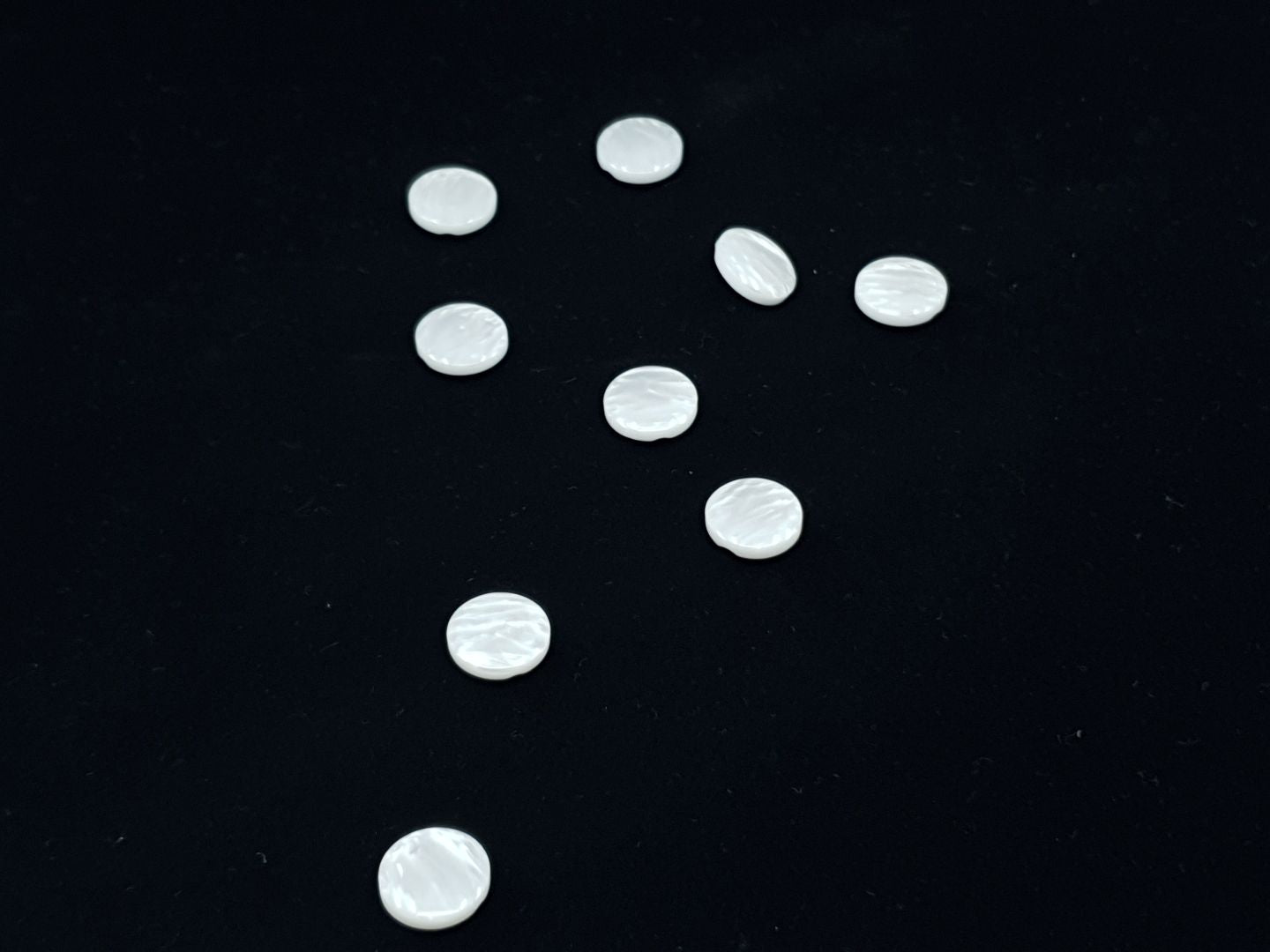 Bonbonsknöpfe 12mm offwhite