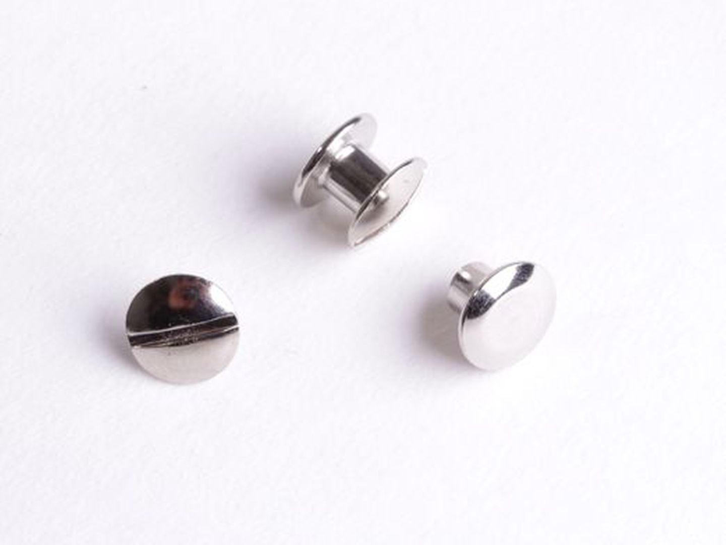 Buchschrauben Silber 5mm hoch