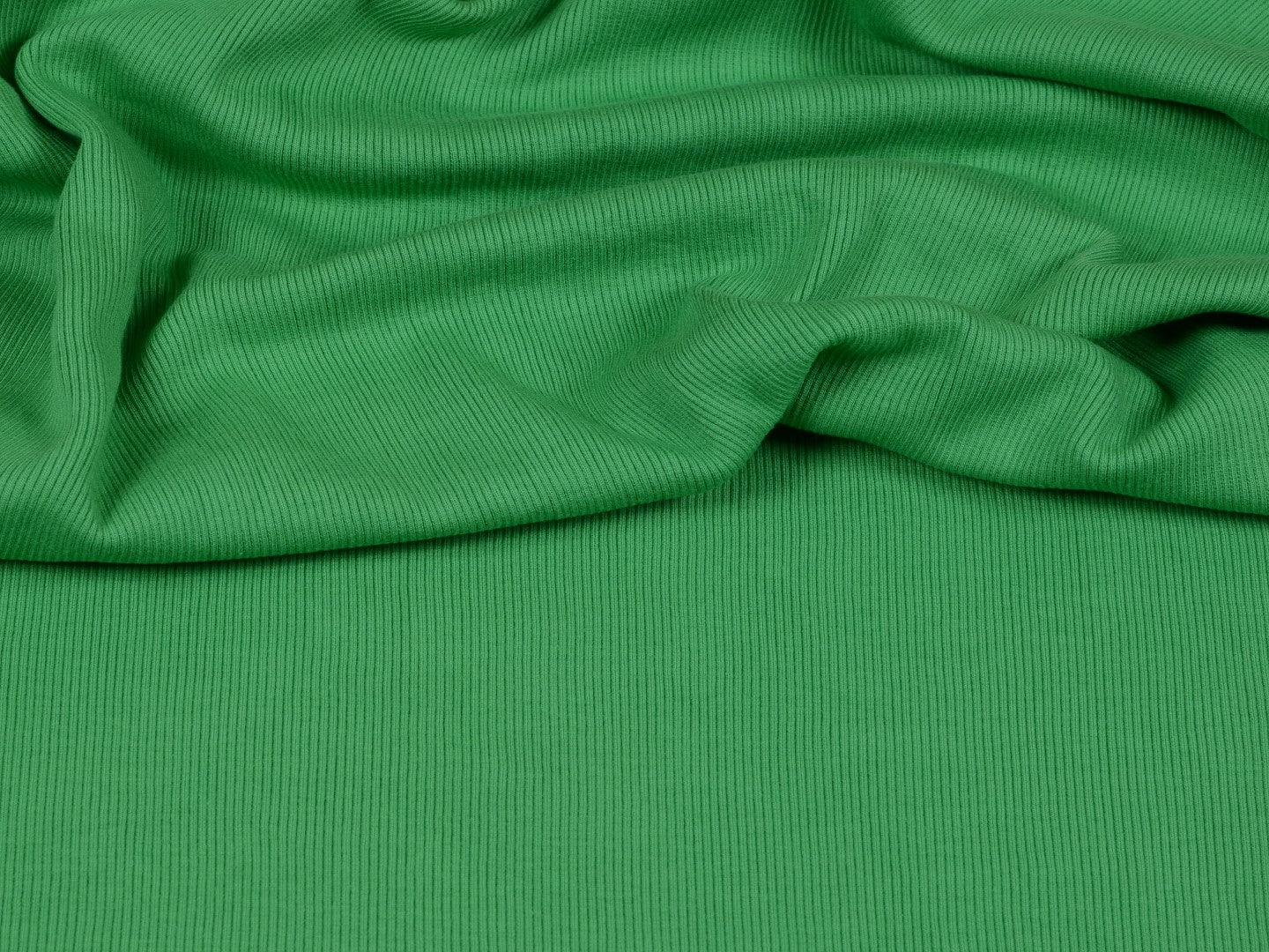 Bündchenstrick smaragdgrün