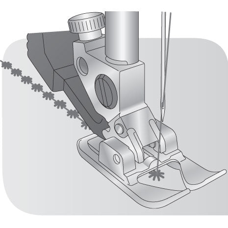 Pfaff Candlewicking-Fuss für IDT-System