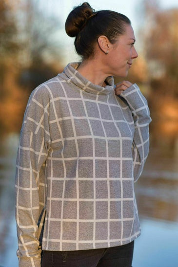 Basic Oversized Shirt/Kleid Damen, Ki-ba-doo Papierschnittmuster