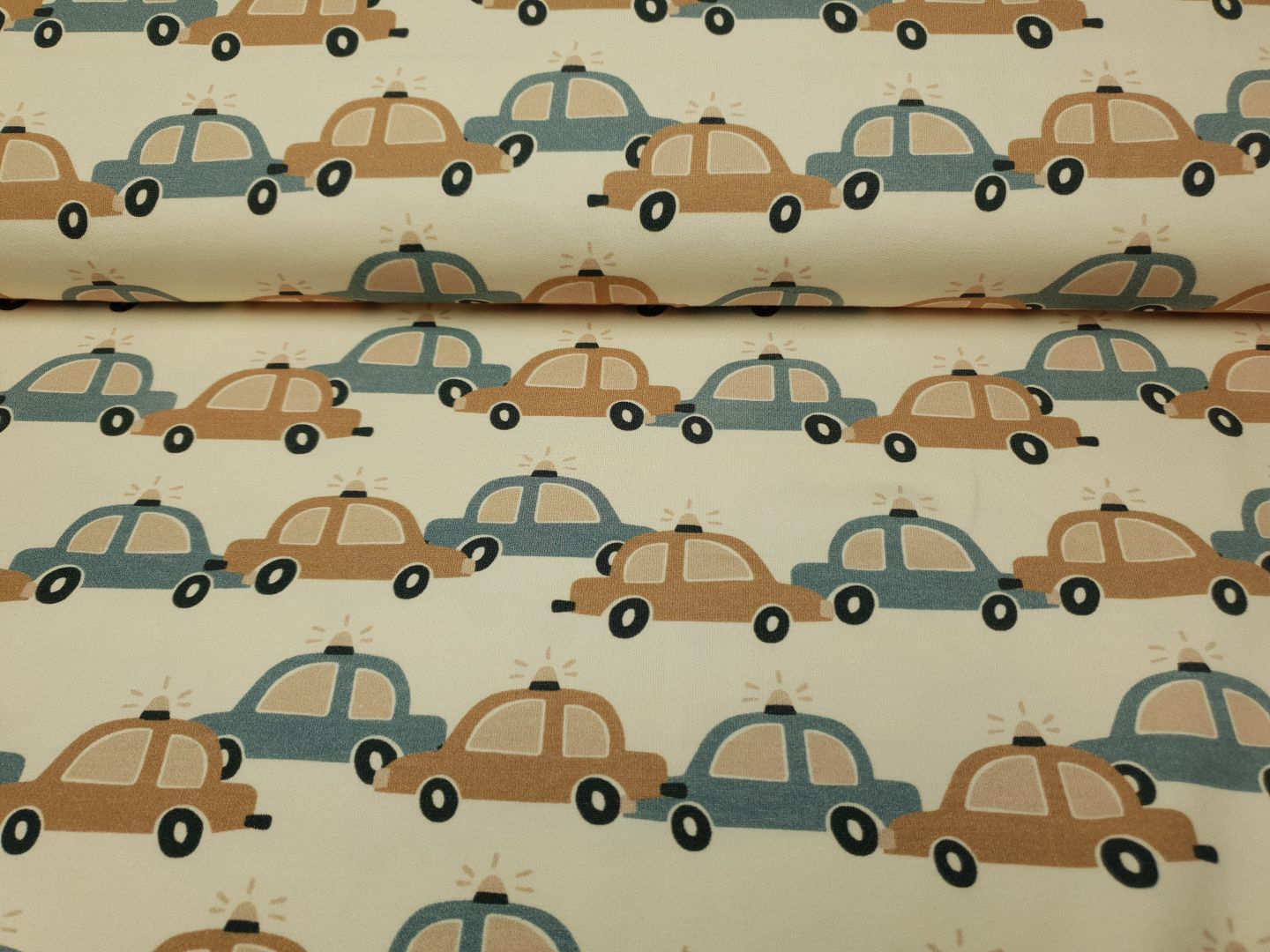 Cars creme/hellbraun/denim