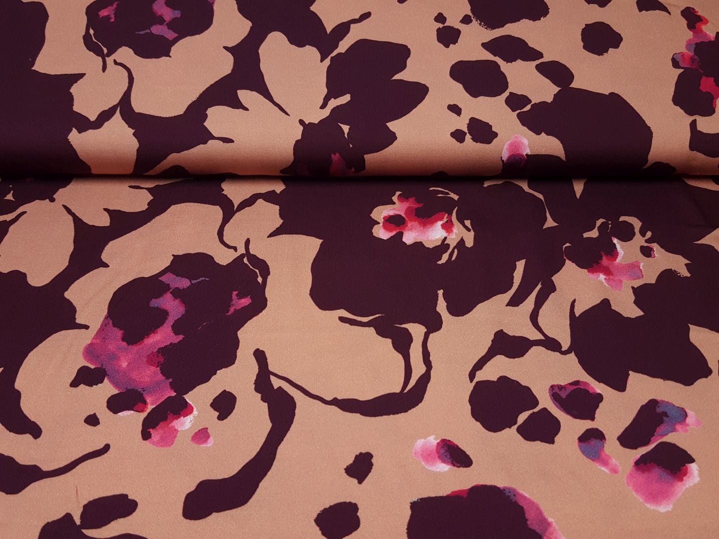 Cassandra bordeaux/lachs/pink