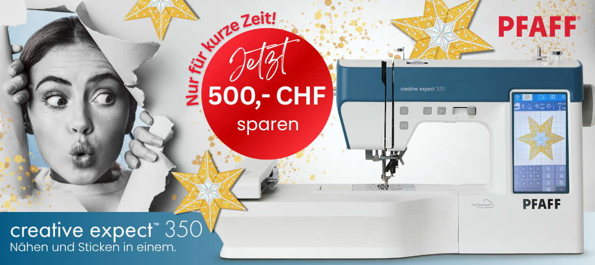Pfaff creative expect 350 Näh- und Stickmaschine