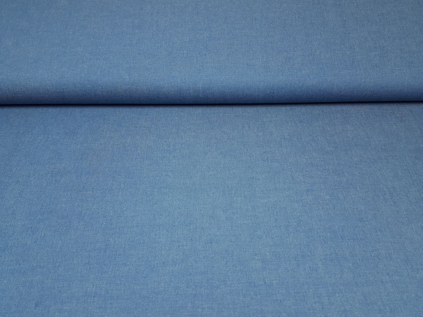 Chambray jeansblau melange