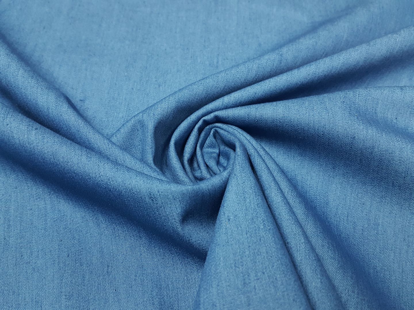 Chambray Stretch helles jeansblau