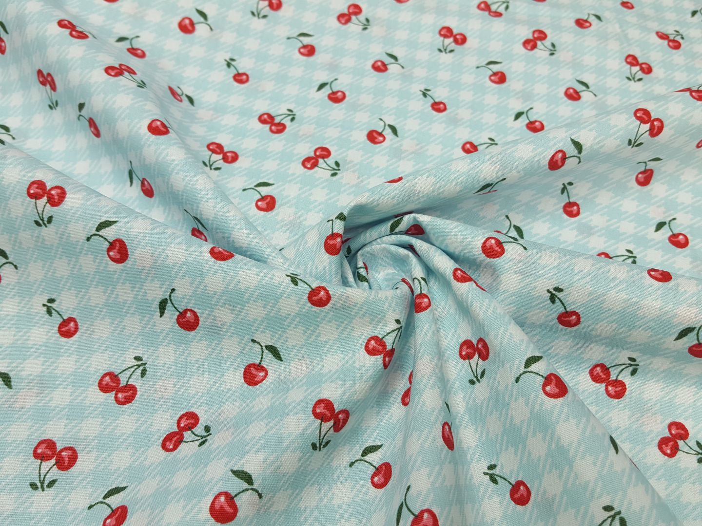 Einzelstück Cherries weiss/mint/rot