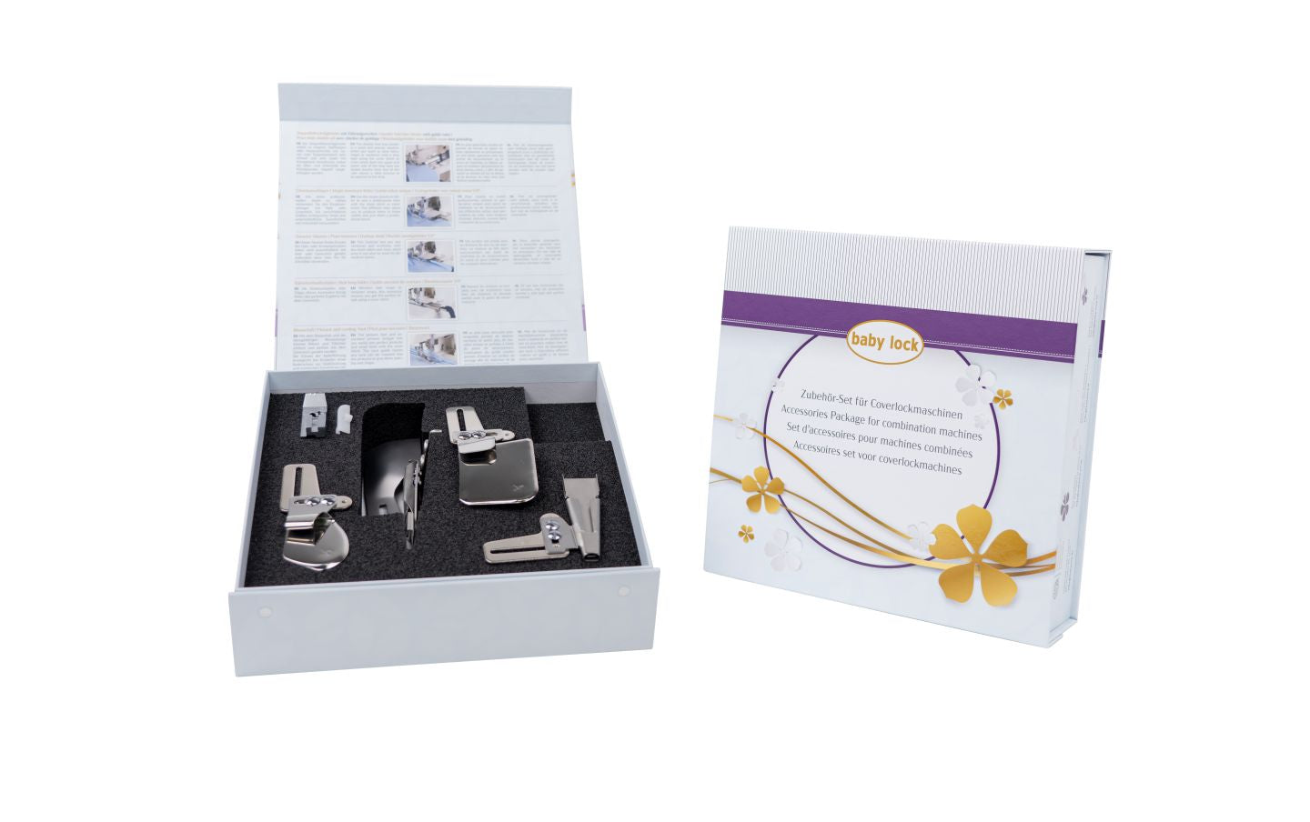 Baby Lock Füsschen-Set für Coverlockmaschinen