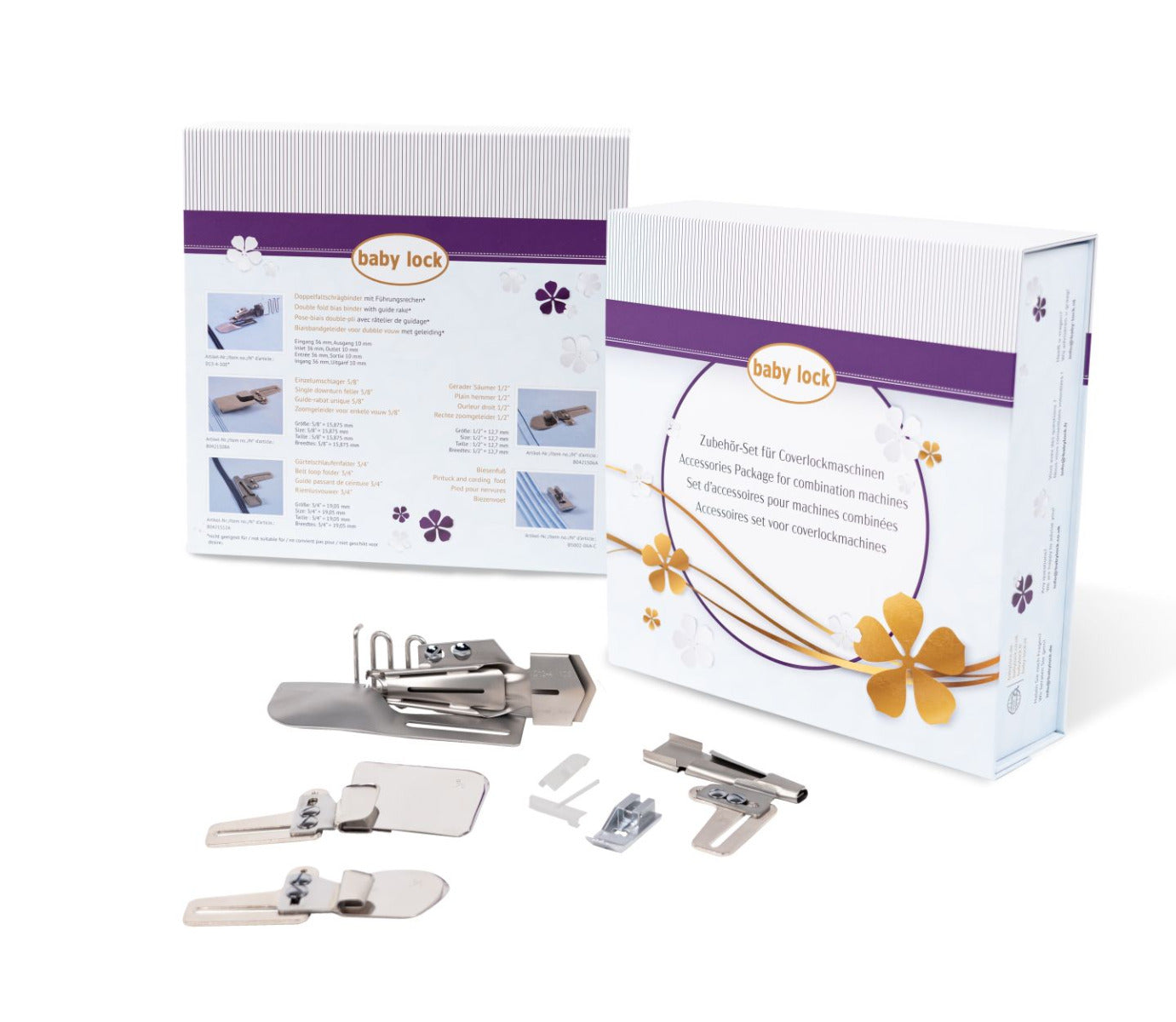 Baby Lock Füsschen-Set für Coverlockmaschinen