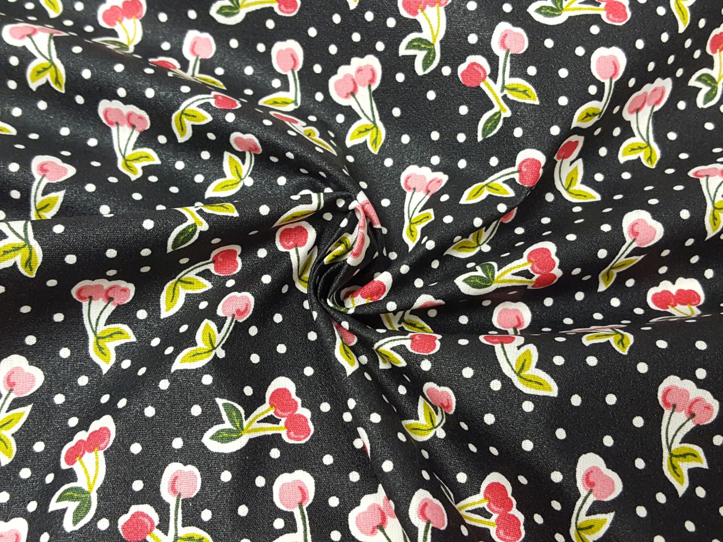 Coatet Cherrry schwarz-weiss-pink
