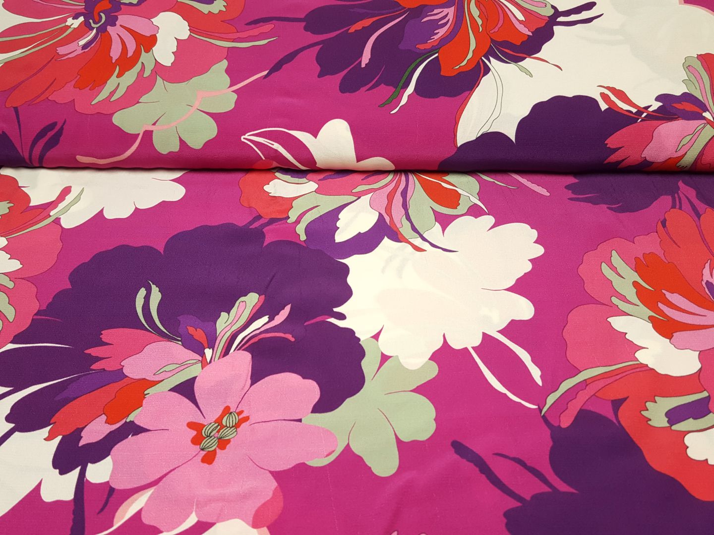 Cooper ecru/fuchsia/lila