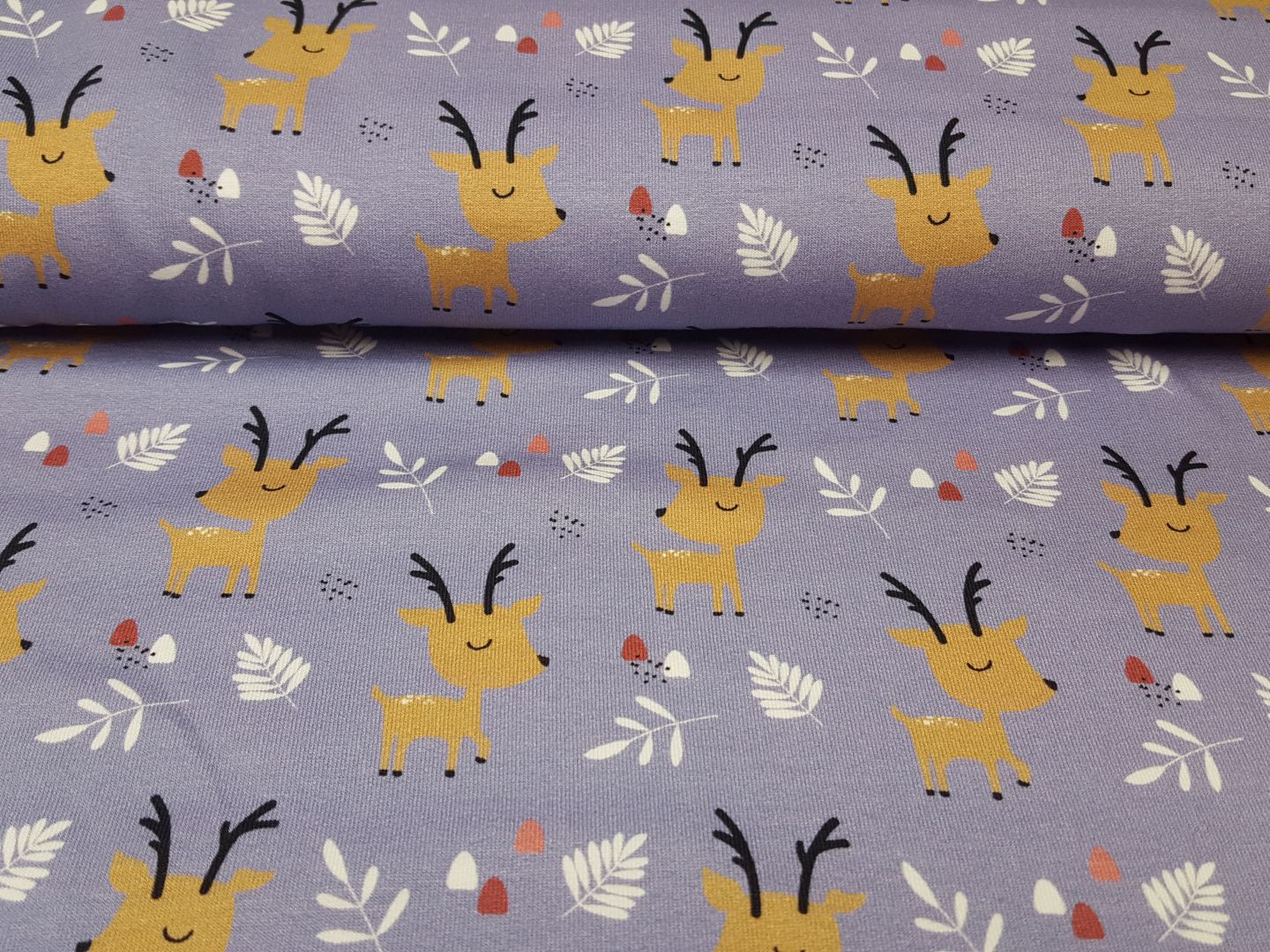 Cute Deer lila/beige/weiss