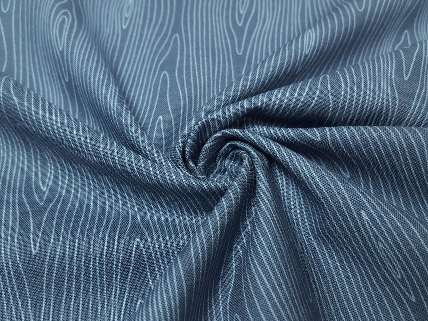 Dear Stella Wood Grain graublau