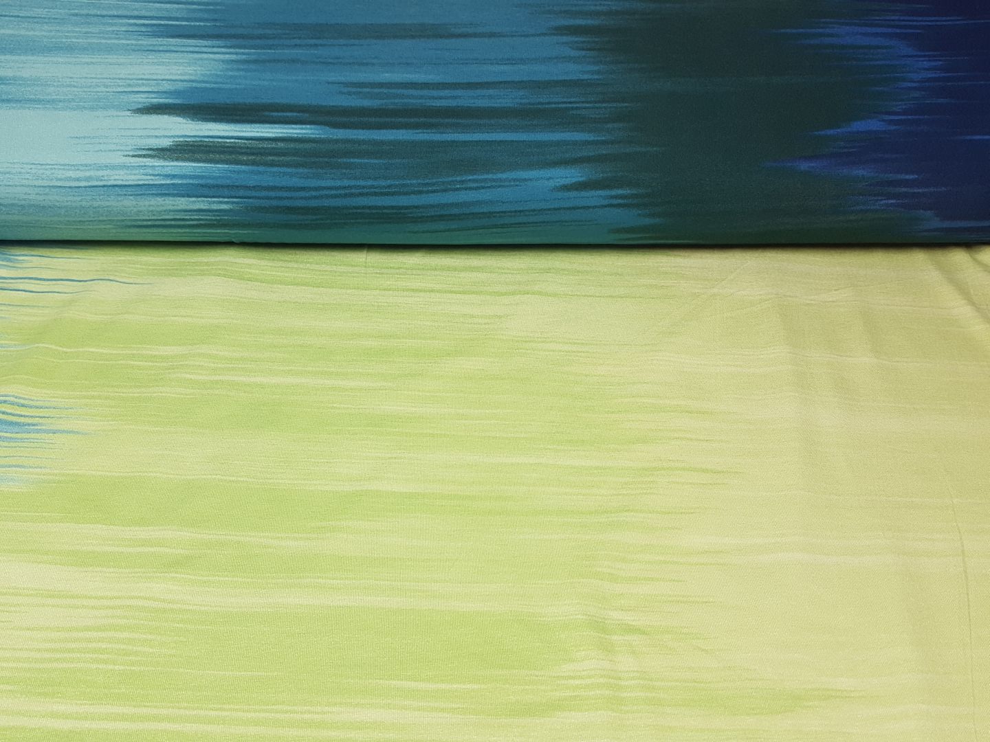 Degrade lime/mint/petrol