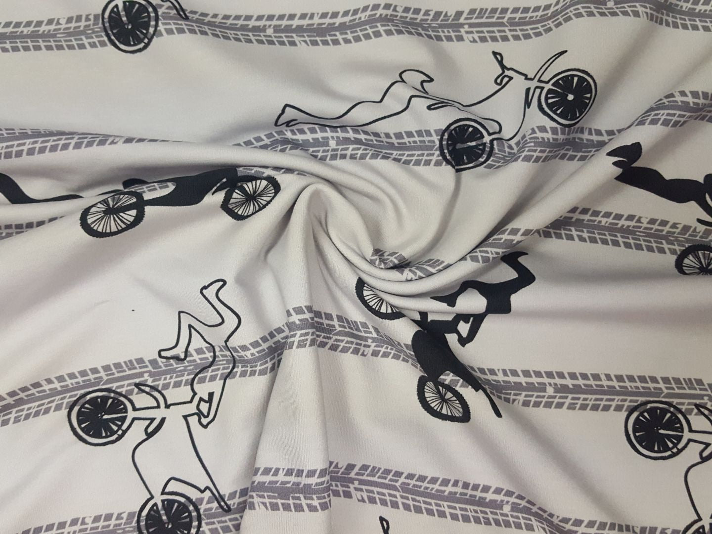 Dirtbike schwarz/dunkelgrau/hellgrau
