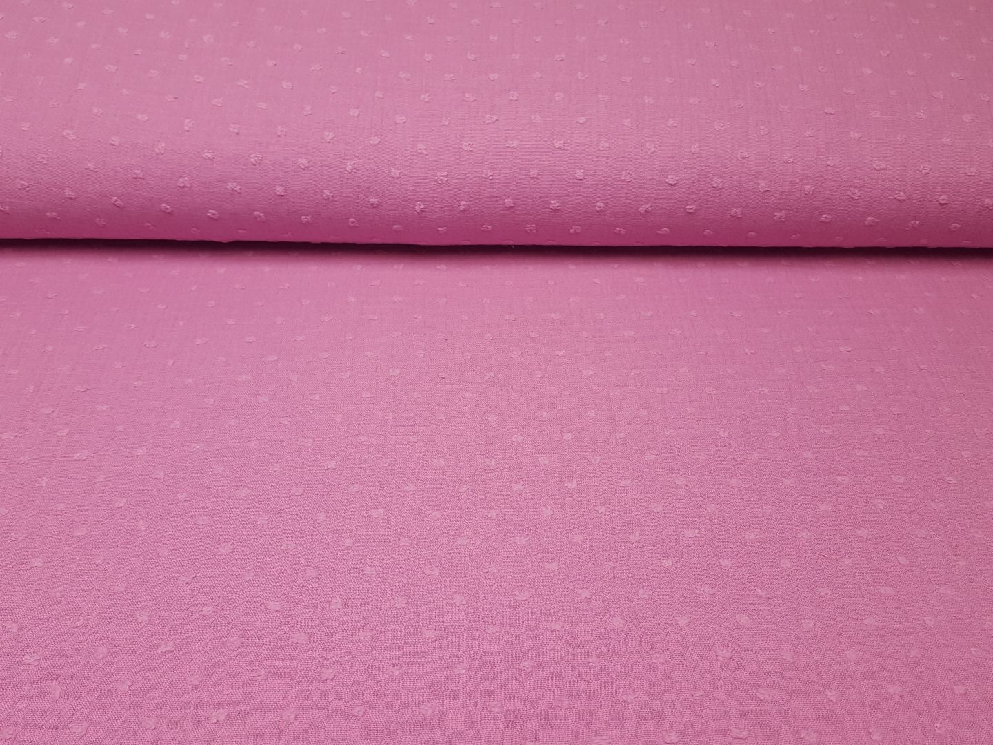 Double Gaze Dobby fuchsia
