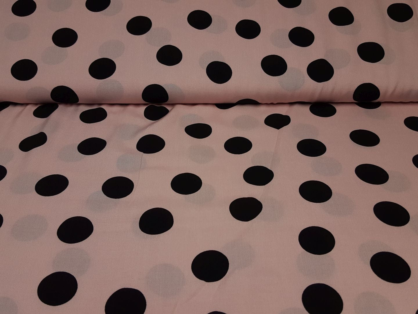 Dots altrosa/schwarz