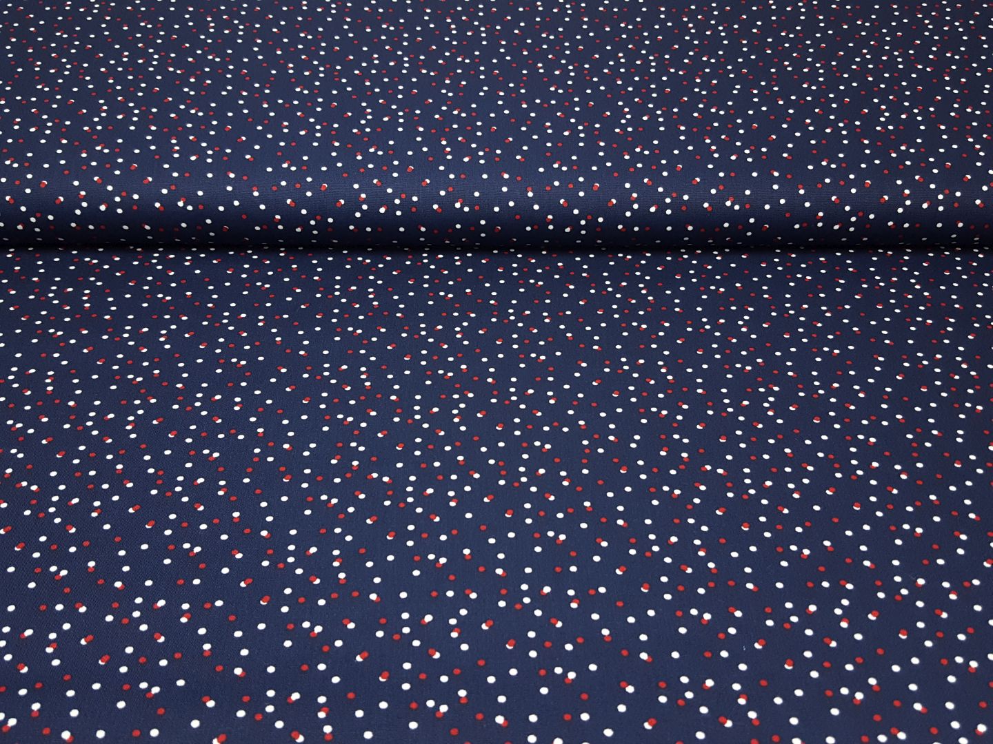 Dots dunkelblau/rot/weiss