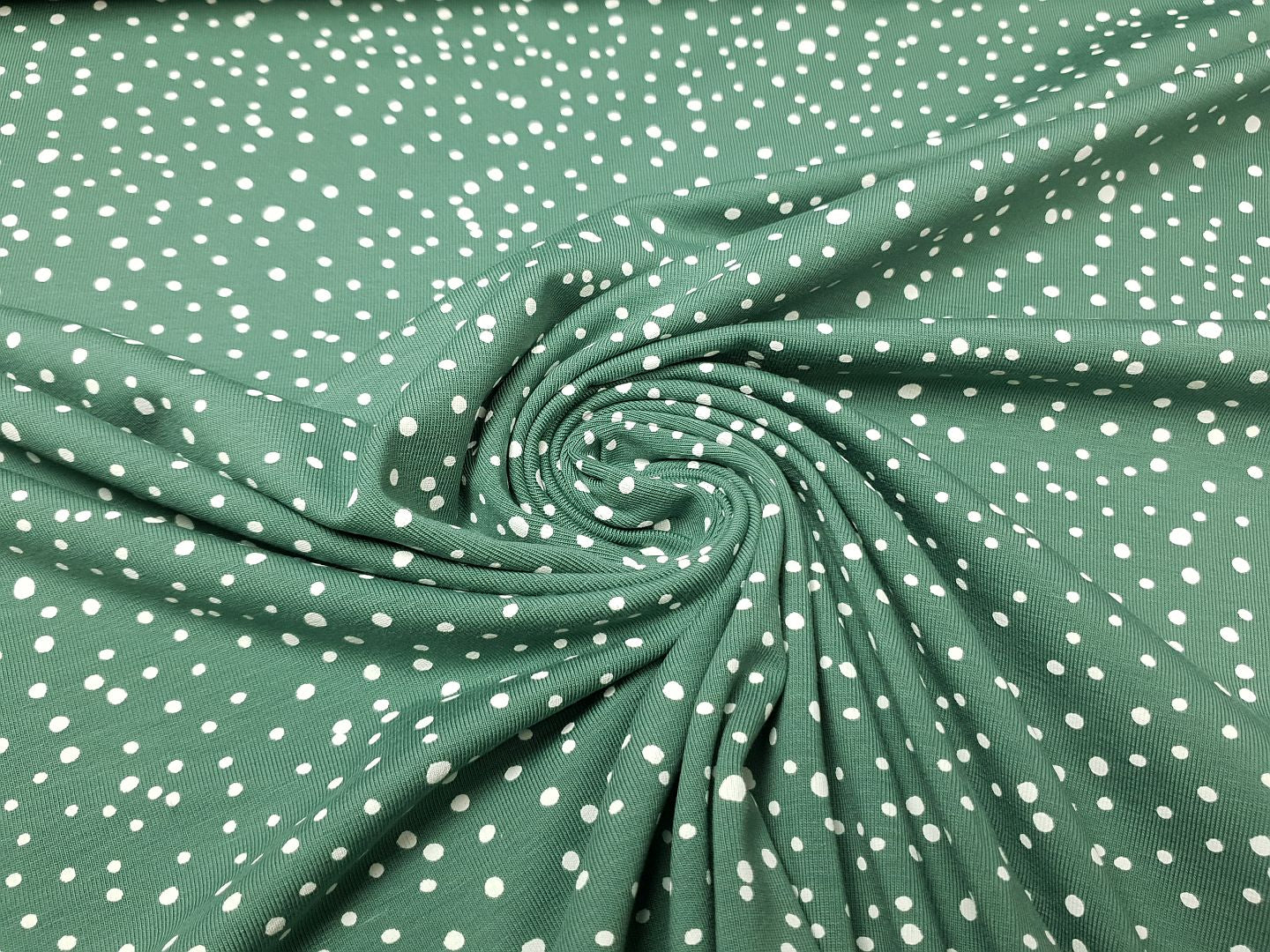 Dots grün/offwhite