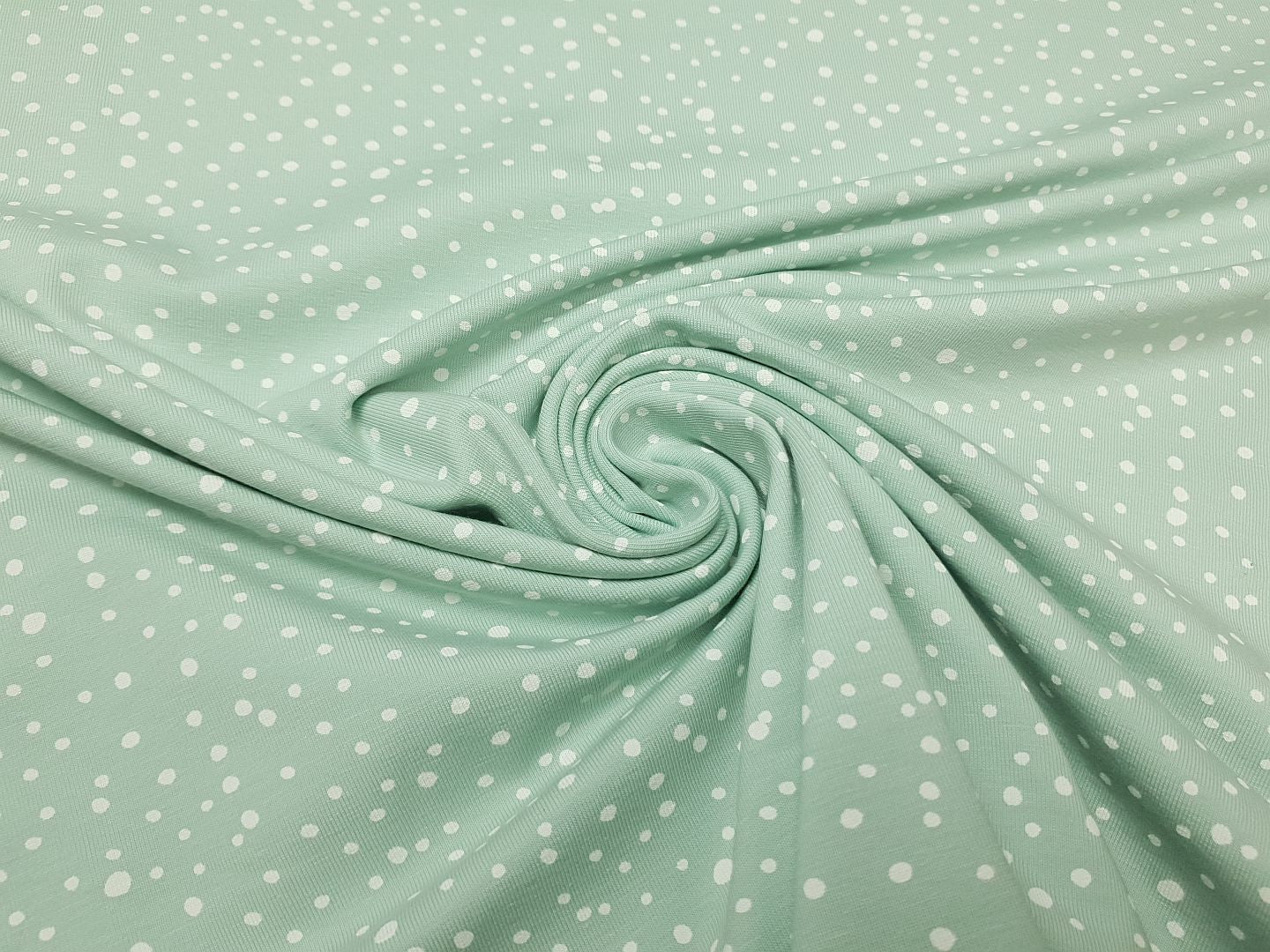 Dots minzgrün/offwhite