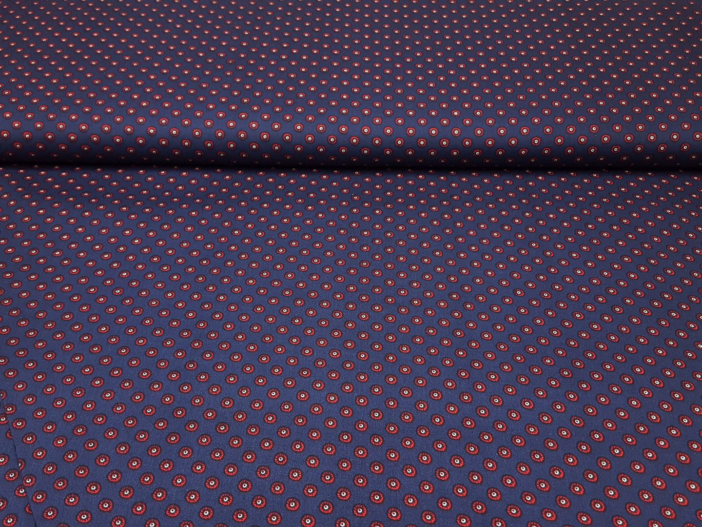 Dotties marine/rot/weiss