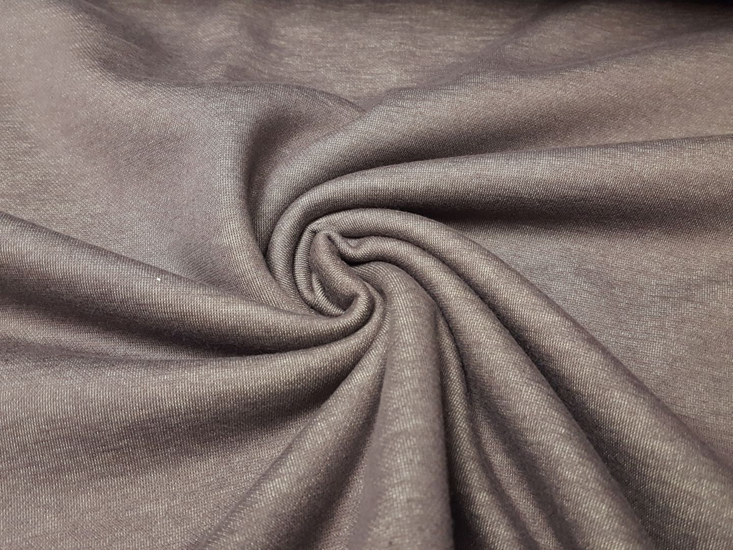 Einzelstück Doubleface Sweat schlamm melange