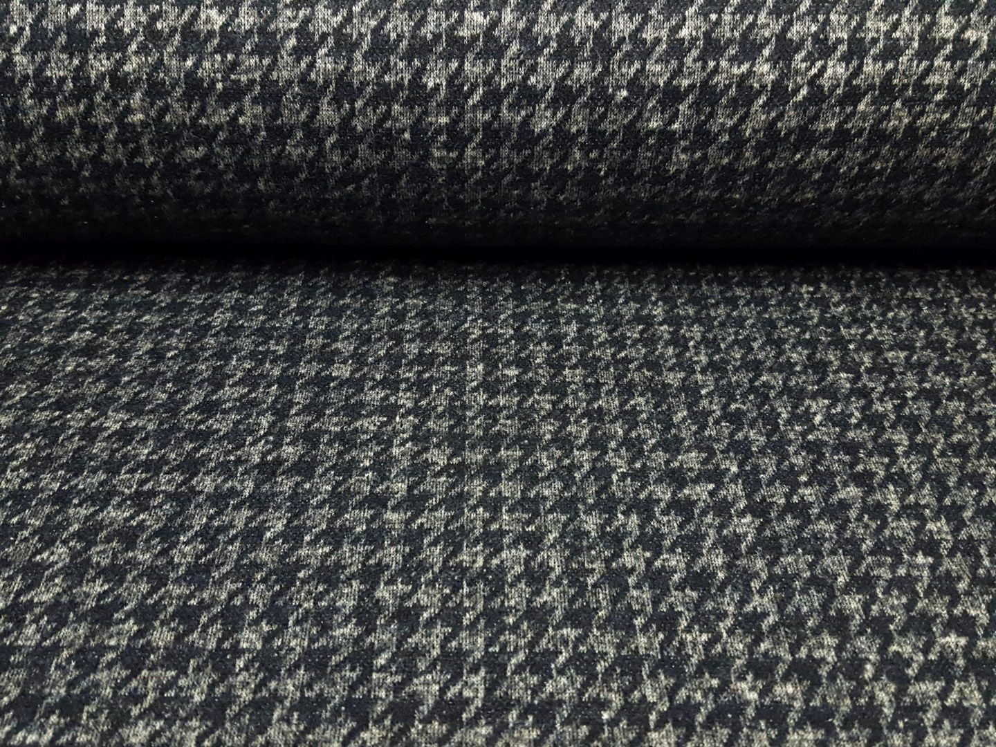 Doublefacejacquard Paul Nachtblau grau melange