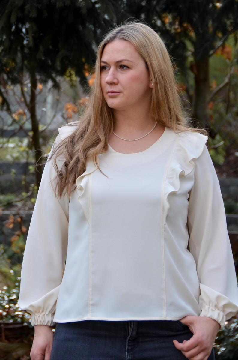 Papierschnittmuster Bluse Maribell Damen von Fadenkäfer