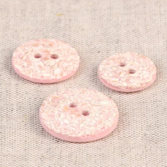 Eierschalenknöpfe 15mm rosa