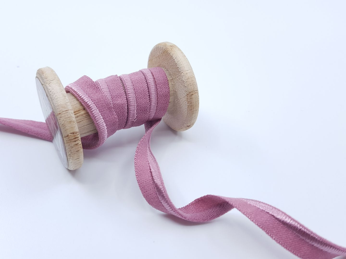 elastische Paspel 10 mm doppelseitig old rose