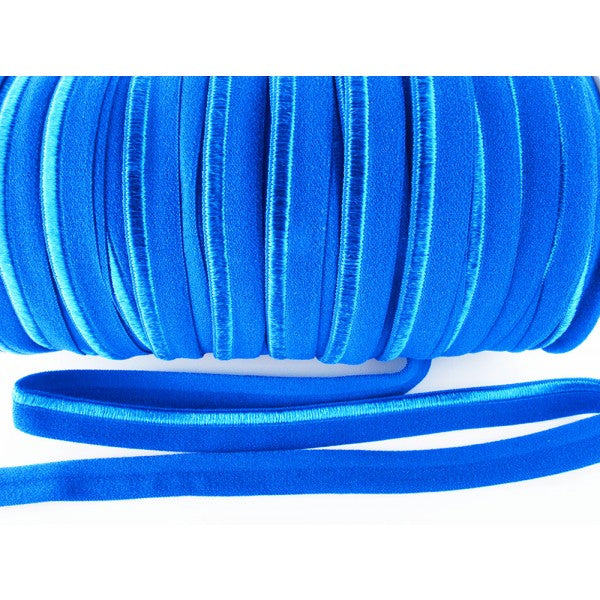 elastische Paspel 10 mm doppelseitig royalblau