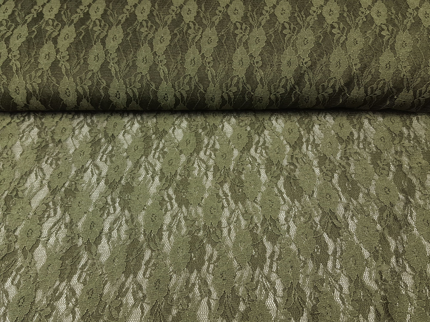 elastische Spitze olive