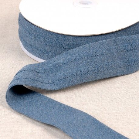 Elastisches Gummiband 45mm jeansblau