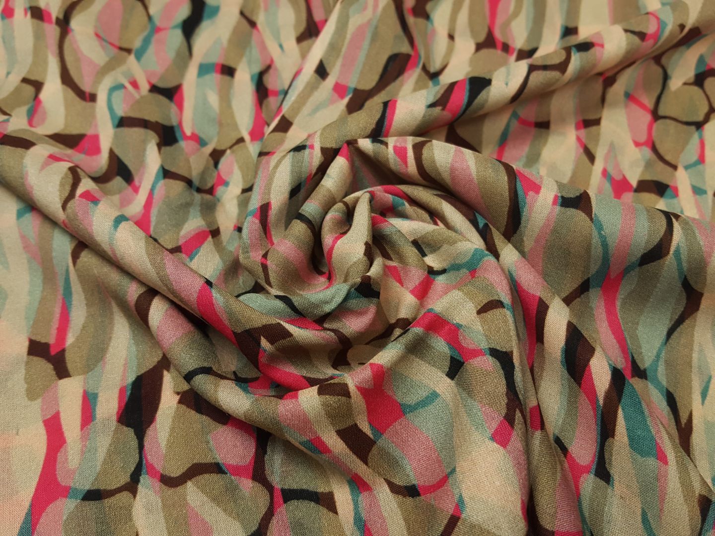 Elias beige/pink/blaugrün