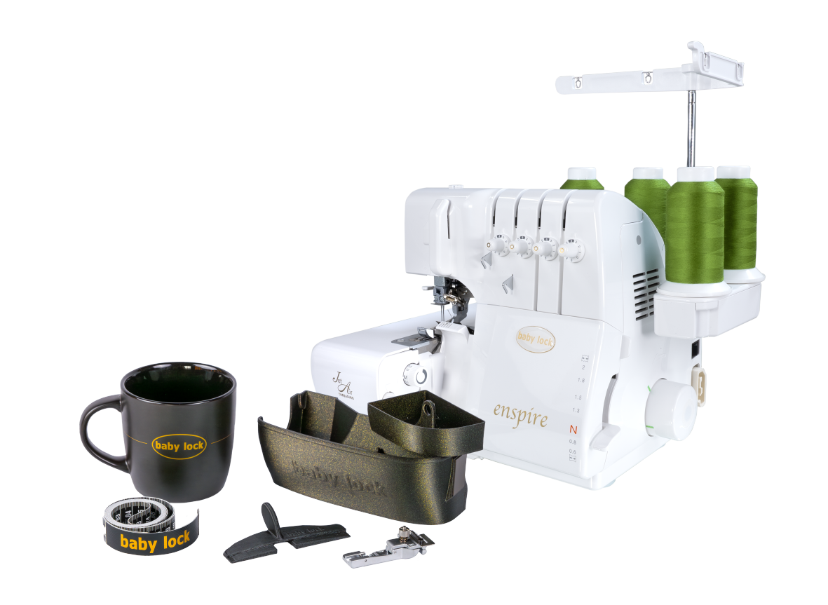 Baby Lock Enspire Overlockmaschine black & white special